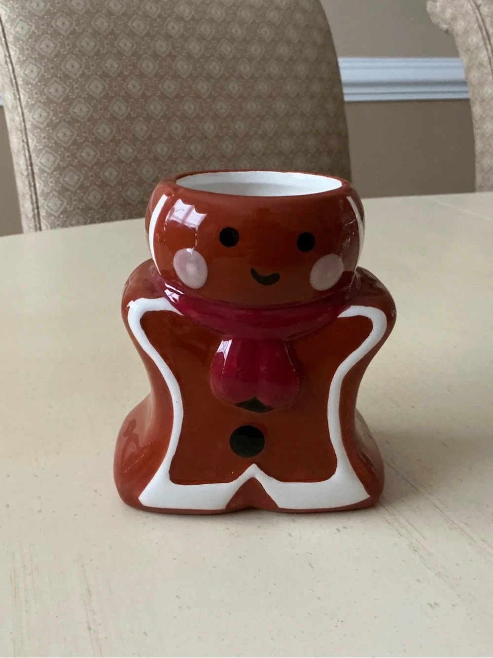 NWT Sand & Fog Christmas Gingerbread Man Candle